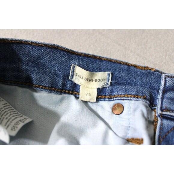 MADEWELL Cali Denim Bootcut Jean Size 28  92% Cotton Light wash Timeless Casual - Picture 7 of 10